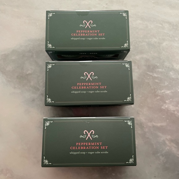 Joon x Moon  l Peppermint Whipped Soap & Sugar Cube Scrub Celebration Bundle X3 - Picture 2 of 8